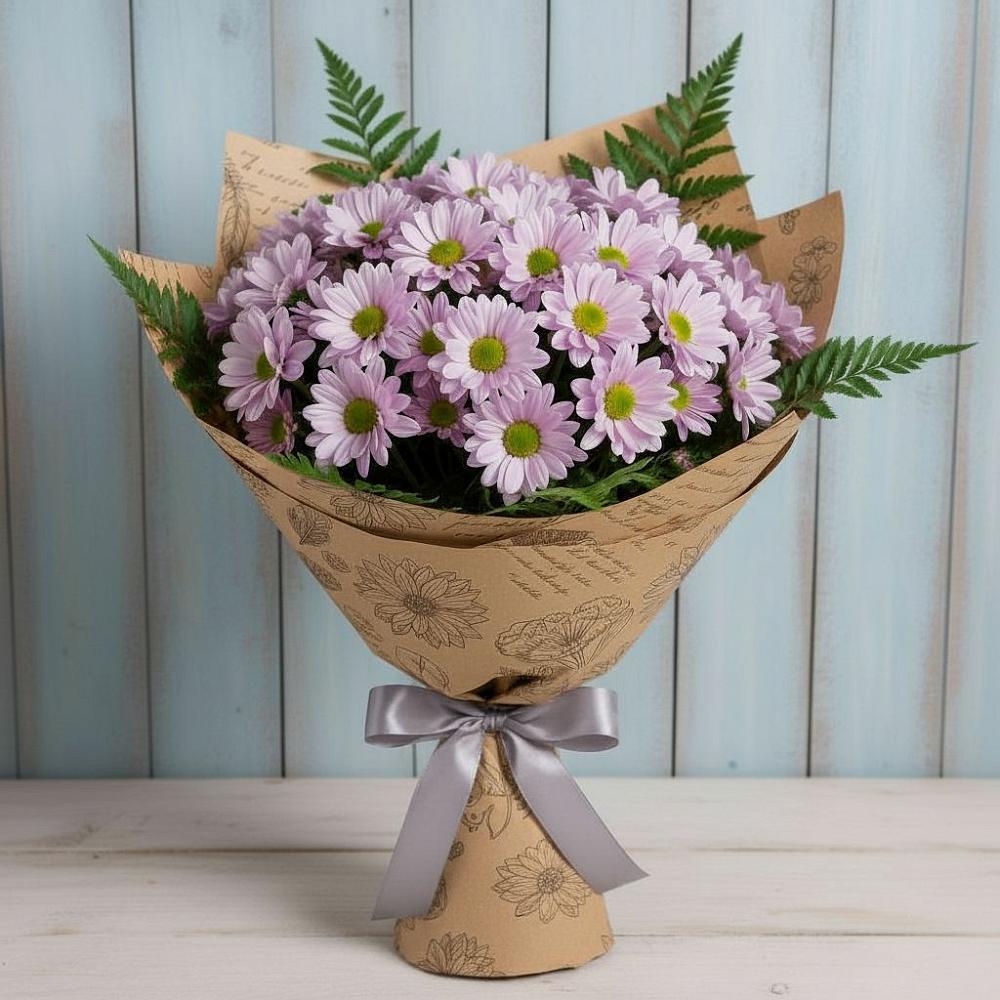 Букет цветов из: Хризантемы в Александровке Подольского района