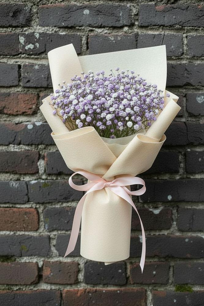 Букет цветов из: Гипсофила в Александровке Подольского района