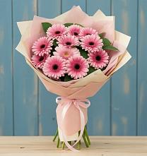 Букет пурпурно-розовый в Александровке Подольского района Букет цветов из:  Герберы в Александровке Подольского района