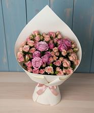 Букет Нежная розовость в Александровке Подольского района Букет цветов из:  Розы в Александровке Подольского района